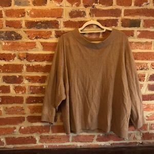 Loose J. Crew Wide Neck Sweater